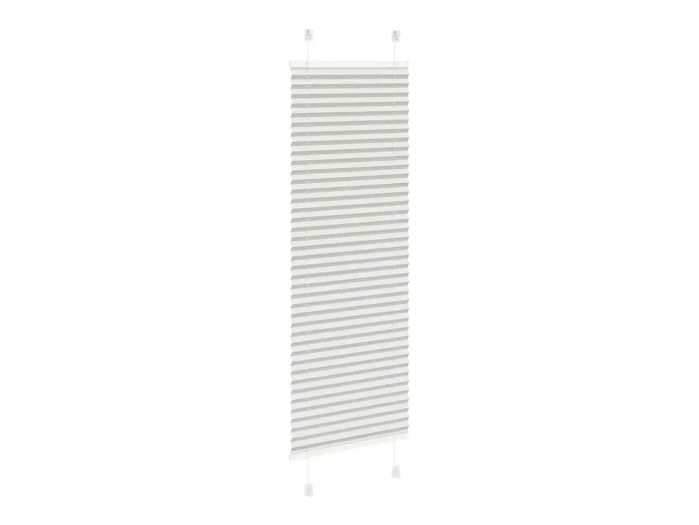Estor plisado claro 40x100 cm ancho tela 39,4 cm Gris New