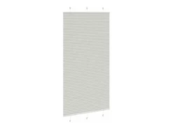 Estor plisado claro 105x200cm ancho tela 104,4cm Gris New