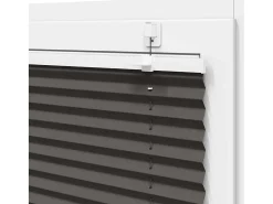 Discount Estor plisado 50x150 cm ancho tela 49,4 cm poliéster Negro