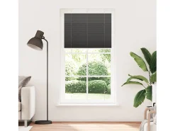 Ropa De Casa-Estor plisado 110x200 cm ancho tela 109,4cm poliéster Negro