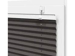 Best Estor plisado 120x200 cm ancho tela 119,4cm poliéster Negro