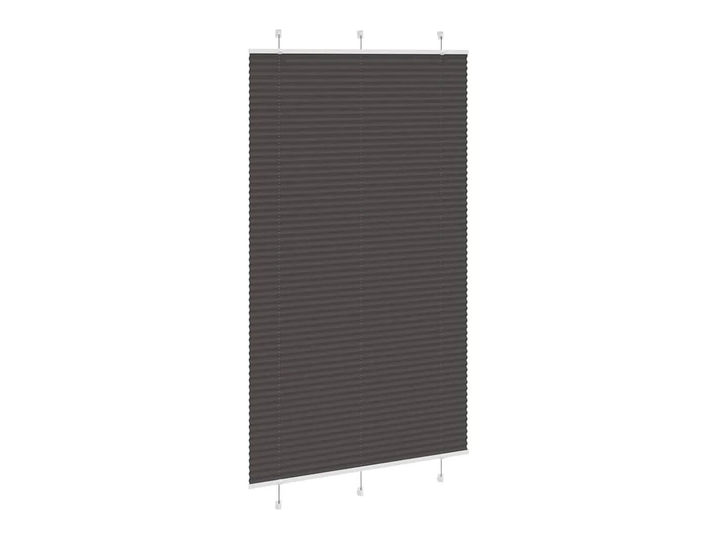 Best Estor plisado 120x200 cm ancho tela 119,4cm poliéster Negro