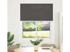 Hot Estor plisado 110x100 cm ancho tela 109,4 cm poliéster Negro