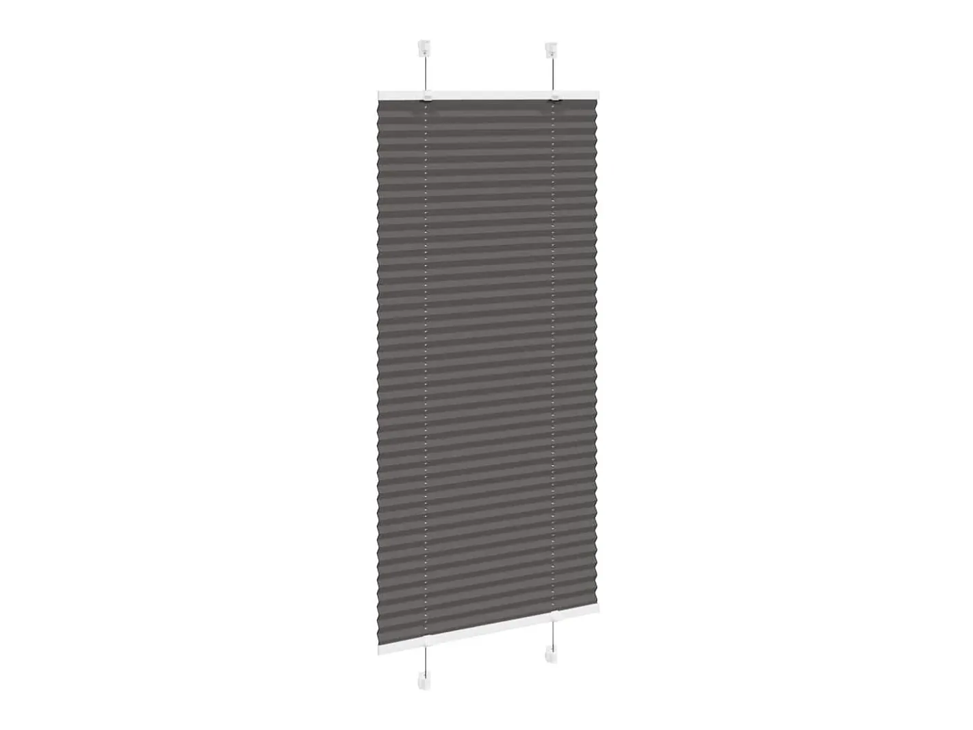 Discount Estor plisado 60x100 cm ancho tela 59,4 cm poliéster Negro