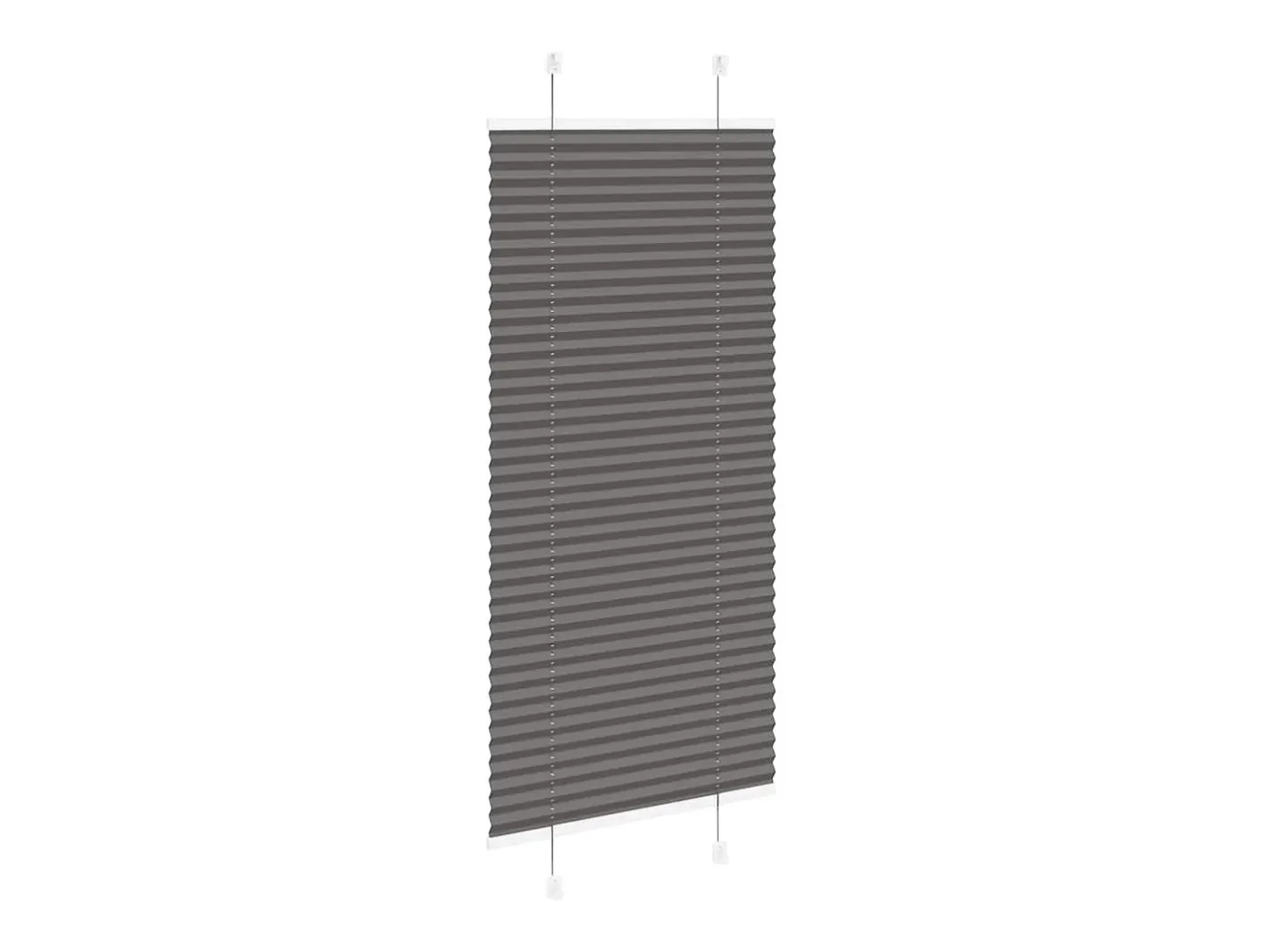Discount Estor plisado 60x100 cm ancho tela 59,4 cm poliéster Negro