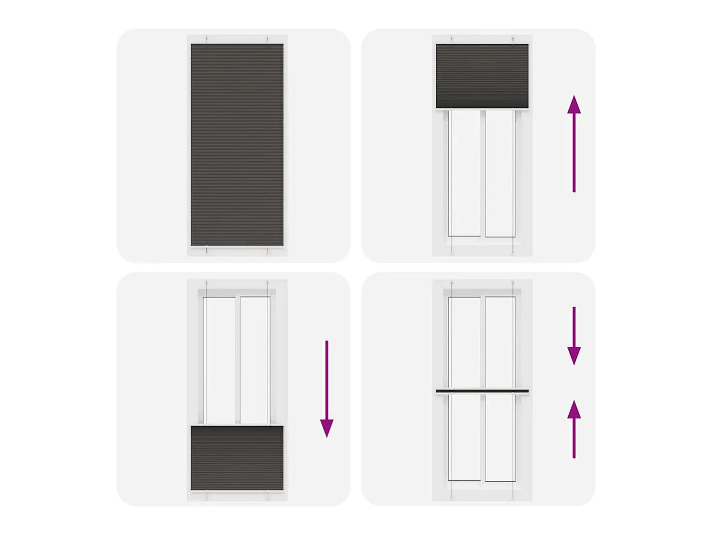 Best Estor plisado 100x200 cm ancho tela 99,4 cm poliéster Negro