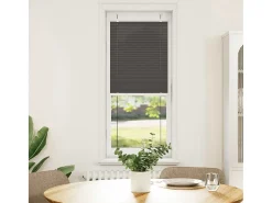 Online Estor plisado 40x100 cm ancho tela 39,4 cm poliéster Negro