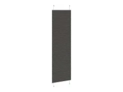 Outlet Estor plisado 60x200 cm ancho tela 59,4 cm poliéster Negro