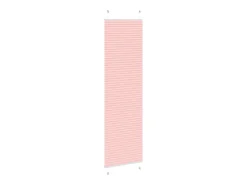 Clearance Estor plisado 65x200 cm ancho tela 64,4 cm poliéster Rosa