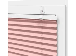 Clearance Estor plisado 55x200 cm ancho tela 54,4 cm poliéster Rosa