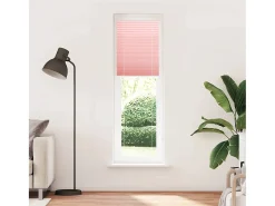 Clearance Estor plisado 55x200 cm ancho tela 54,4 cm poliéster Rosa