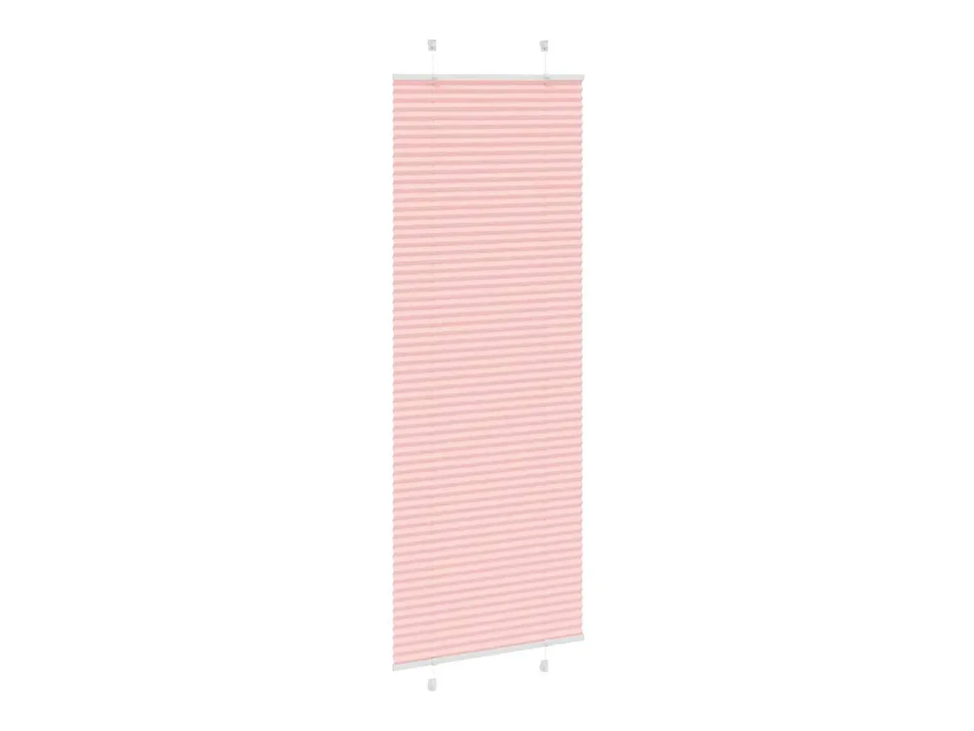 Estor plisado 75x200 cm ancho tela 74,4 cm poliéster Rosa Online