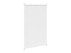 Hot Estor plisado 90x100 cm Blanco