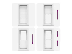 Estor plisado 40x100 cm Blanco Discount