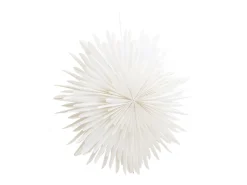 ebuy24 Estrella de Navidad Sälen con colgante de papel luminoso Ø80cm color . Blanco New