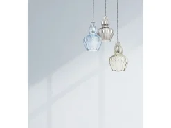 Outlet Maytoni Eustoma Lámpara Colgante Techo Dome Níquel, 1 Luz, E14 Transparente