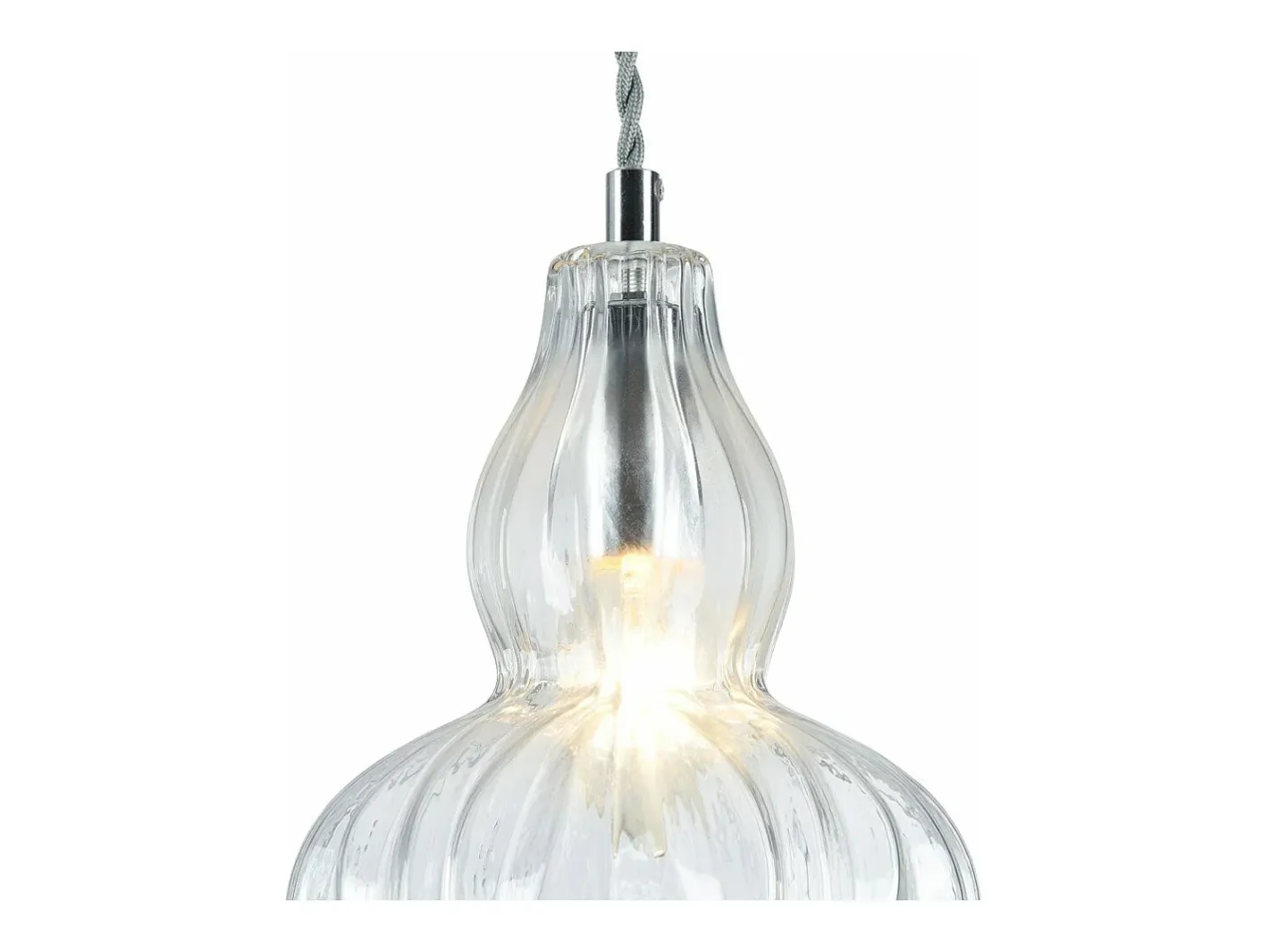 Outlet Maytoni Eustoma Lámpara Colgante Techo Dome Níquel, 1 Luz, E14 Transparente