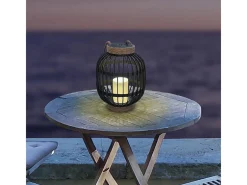 Best Lumisky Farol solar decorativo H30cm FIDJY Negro