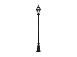 AKUNADECOR Farola Con Acabado Para Jardin Modelo Becrux Ip44 Negro Clearance