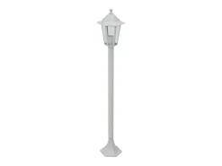 Online Farolas de jardín aluminio blancas E27 110 cm 6 unidades ES195712 Blanco