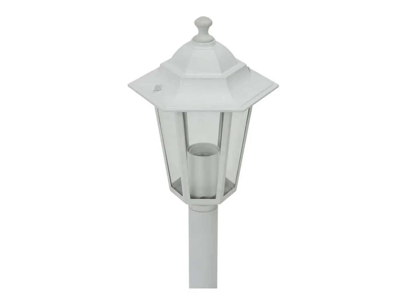 Online Farolas de jardín aluminio blancas E27 110 cm 6 unidades ES195712 Blanco