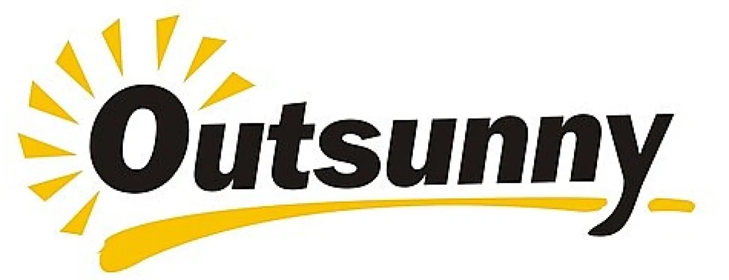 Outsunny Farolillo solar Ashti luces LED natural Ø18x37 cm Negro