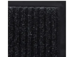 Felpudo alfombra de entrada PVC 90x120 cm ES184015 Negro Clearance