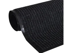Felpudo alfombra de entrada PVC 90x120 cm ES184015 Negro Clearance