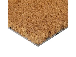 Felpudo de fibra de coco copetuda 45x75 cm ES704699 Marru00f3n Sale