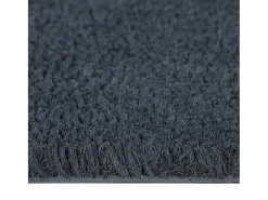 Felpudo-Felpudo de fibra de coco oscuro 90x150 cm ES425447 Gris