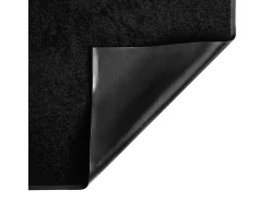 Felpudo de rayas 60x80 cm ES890091 Negro Discount