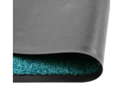 Felpudo-Felpudo lavable cian 40x60 cm ES466668 Azul