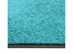 Felpudo-Felpudo lavable cian 40x60 cm ES466668 Azul