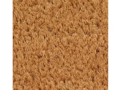 Felpudo-Felpudo semicircular de fibra de coco natural 60x90 cm ES786191 Marru00f3n