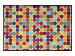 Online Felpudo 50x75 tejido estampado geométrico MIKADOTS Multicolor