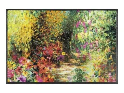 Felpudo 75x190 tejido estampado abstracto PRIMAVERA Multicolor Hot