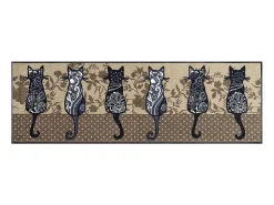 Sale Felpudo 50x75 tejido estampado animales KATBANDE marrón Marru00f3n