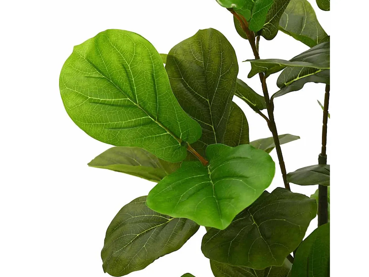 Planta Artificial-Ficus artificial 48 hojas 165 cm Verde