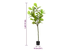 Planta Artificial-Ficus artificial 48 hojas 165 cm Verde