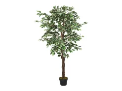 Ficus artificial con 1008 hojas 180 cm ES746438 Verde Discount