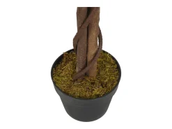 Ficus artificial con 1008 hojas 180 cm ES746438 Verde Discount