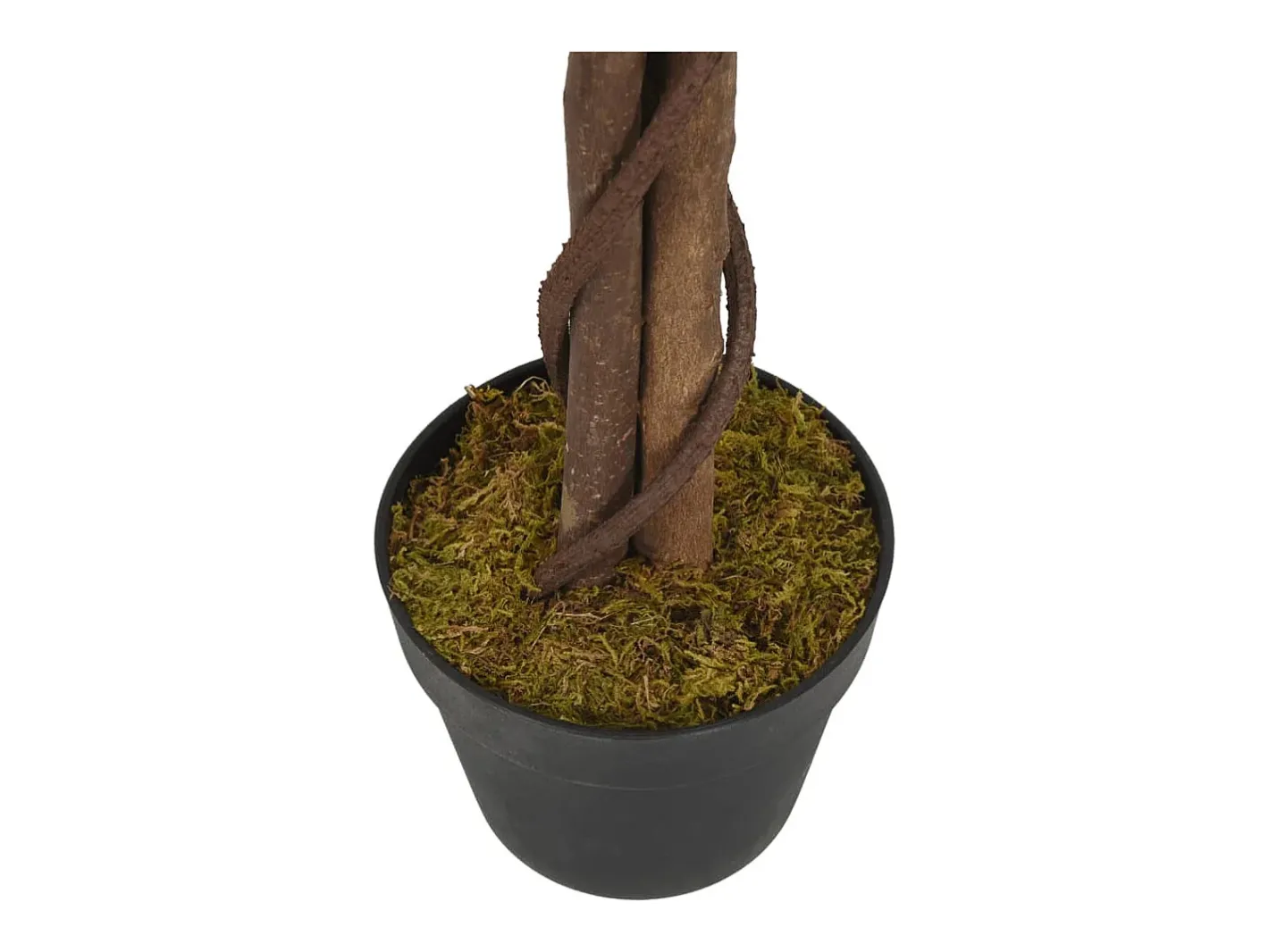 Ficus artificial con 1008 hojas 180 cm ES746438 Verde Discount