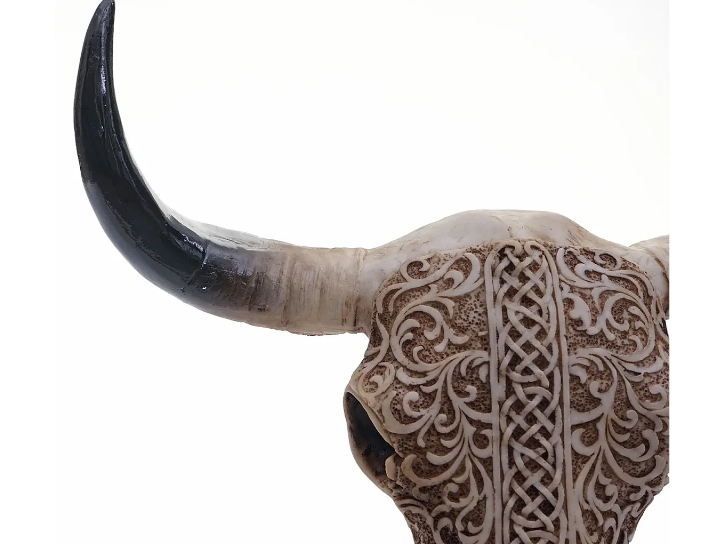 MCW Figura decorativa de pie cráneo de vaca -D30 Beige Best