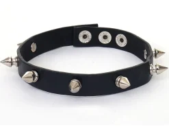 MCW Estatua-Figurita decorativa pantera con collar, alto brillo con collar Negro