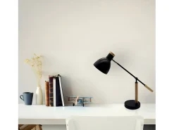 AKUNADECOR Flexo 1 Luz Modelo Biel /haya Negro Online