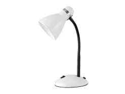 AKUNADECOR Flexo Para Mesa De Estudio Modelo Lazulita Con Cabezal Orientable Blanco
