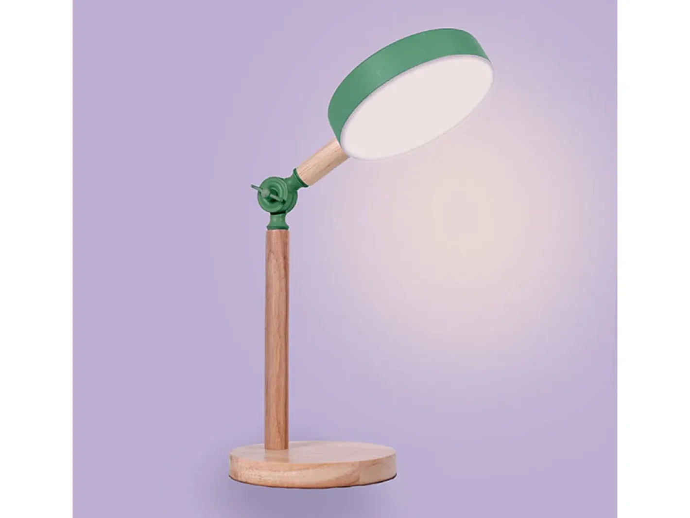New Flexo Luppa Bel Air inclinación regulable luz LED verde/natural Ø15x48,5 cm Gris