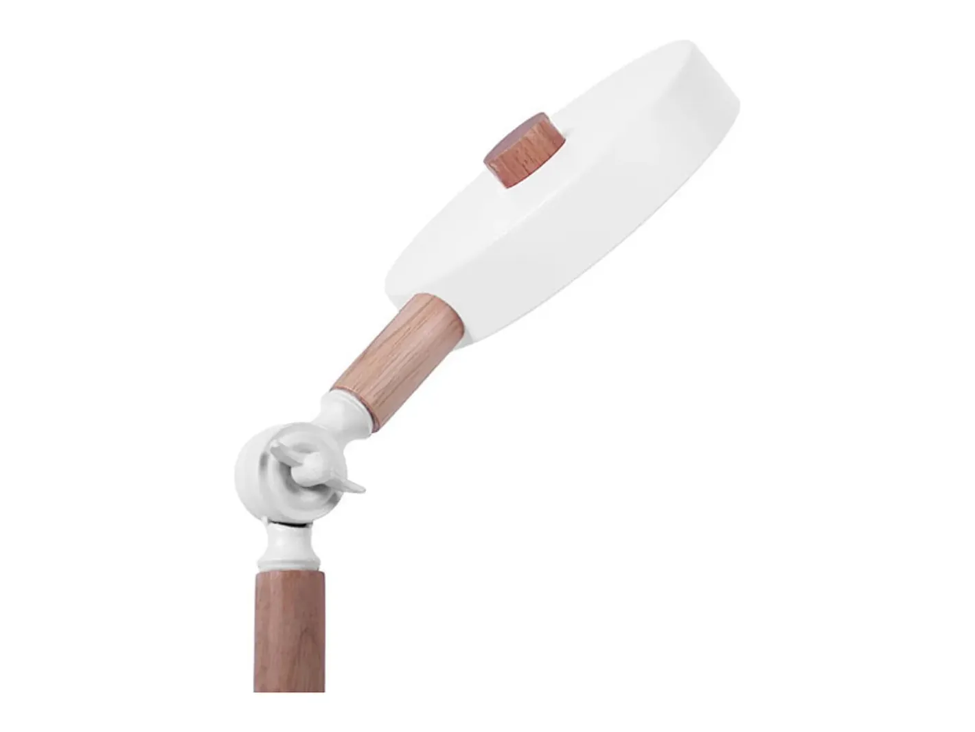 Lámpara De Pie-Flexo Luppa Bel Air inclinación regulable luz LED /natural Ø15x48,5 cm Blanco