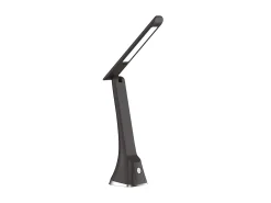 AKUNADECOR Lámpara De Mesa-Flexo Plegable Modelo Anhidrita ,tactil, Reg.3 Intensidades Negro