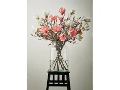 Mobilibrico Flor artificial de Poliéster - 23 x 7 x 88 - claro - MAGNOLIA Rosa Online